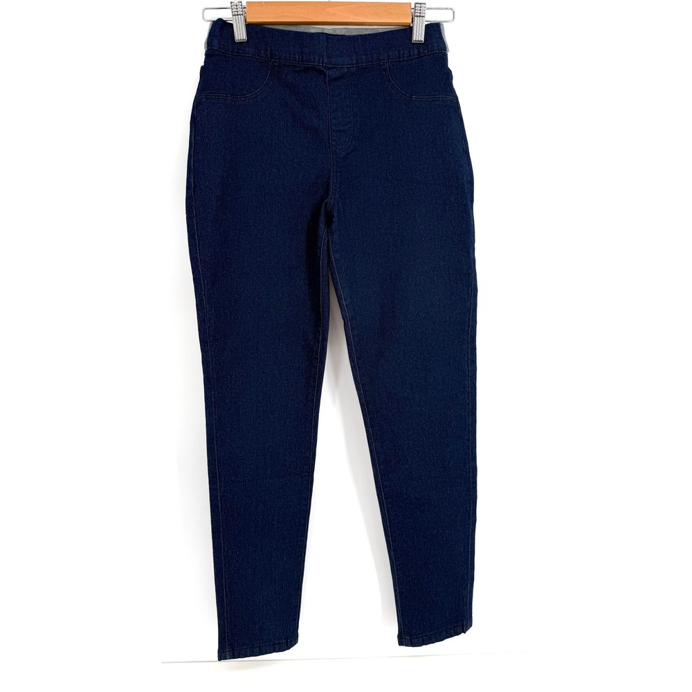 Calvin Klein Jeans Girls Dark Wash‎ Jegging Logo Waistband Slim Fit Sz XL 16